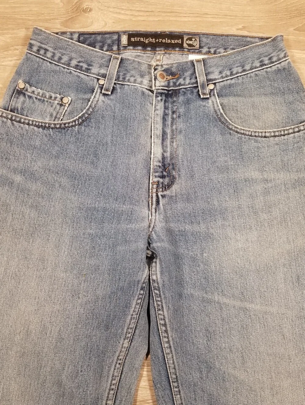 Vintage 90s Levis Silvertab Jeans Mens 30x32 Straight Relaxed Loose Retro